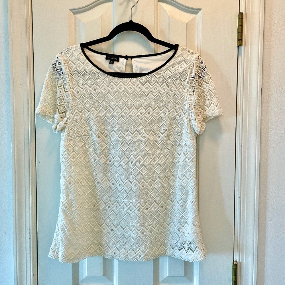 Talbots Lace Blouse
